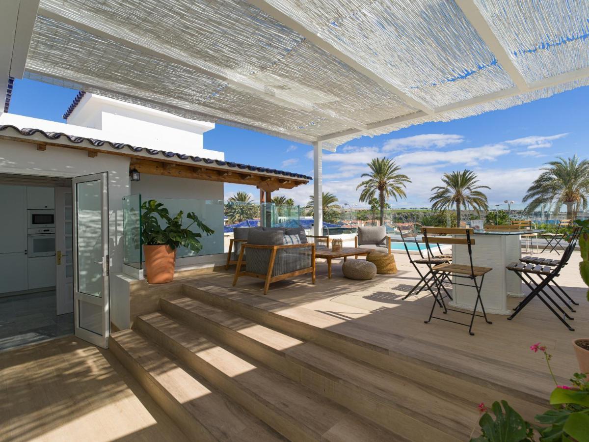 Pasitoblanco Porto Mare 45 Seaview Villa Private Heated Pool Pasito Blanco Esterno foto