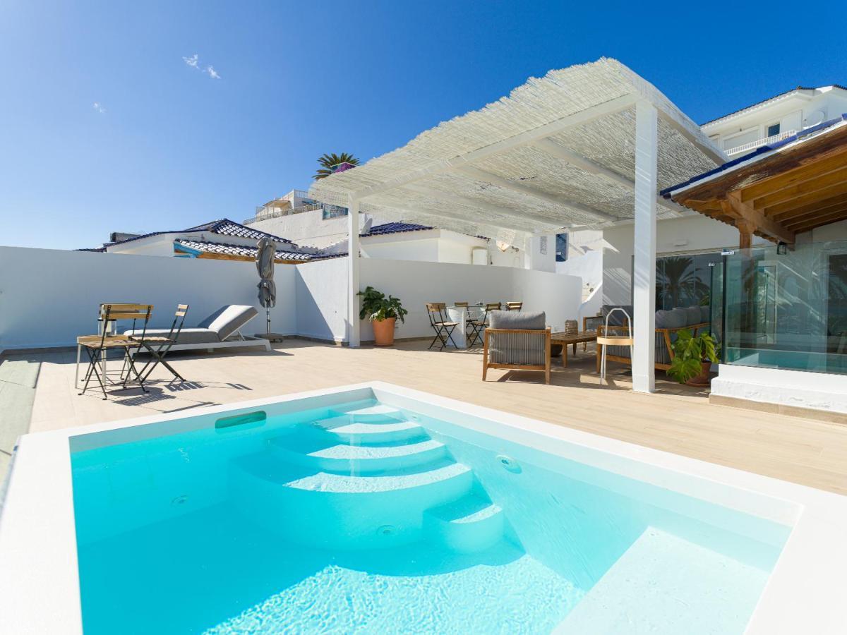 Pasitoblanco Porto Mare 45 Seaview Villa Private Heated Pool Pasito Blanco Esterno foto